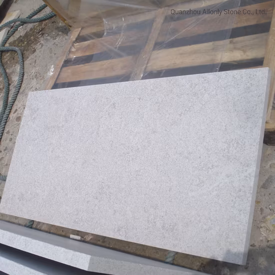 中国屋外敷石用パールホワイト御影石床タイル